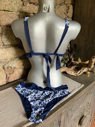 Bikini Sogno D’Oro blu e bianco