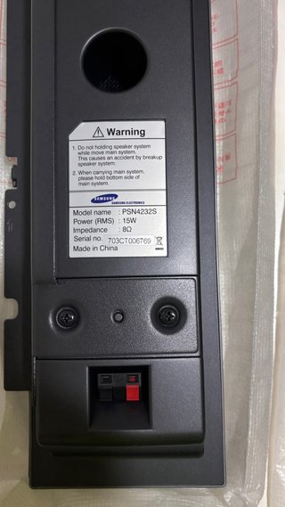 Pareja Altavoces externos Samsung TV 15W Nuevos
