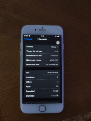 iPhone 7 128GB 100% Batería