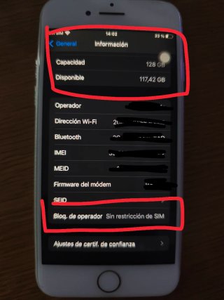 iPhone 7 128GB 100% Batería