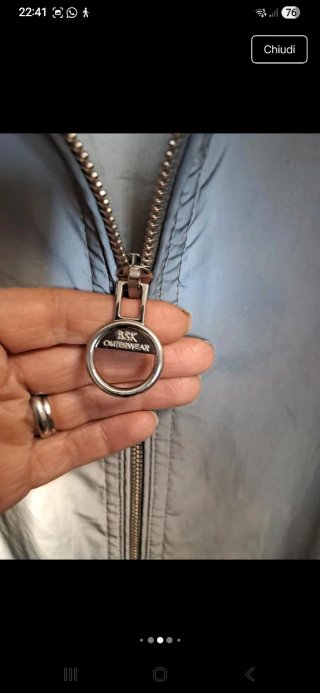 Giubbotto ragazza grigio