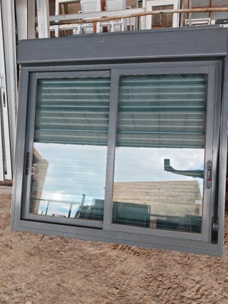 3 ventanas dobles antracita 149,5x145,5