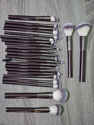 Set de brochas y pinceles de maquillaje
