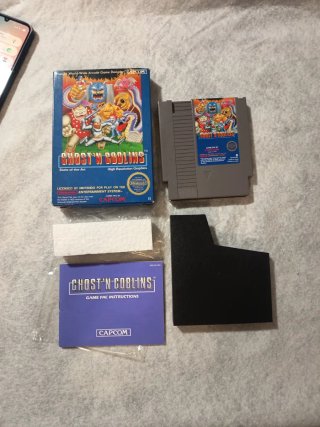 Ghost'n Goblins NES Nintendo Videojuego Capcom