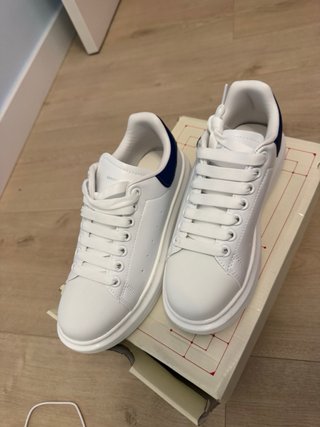 Alexander McQueen Zapatillas Blancas y Azul