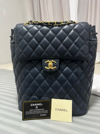 Bolso Chanel Azul Dorado