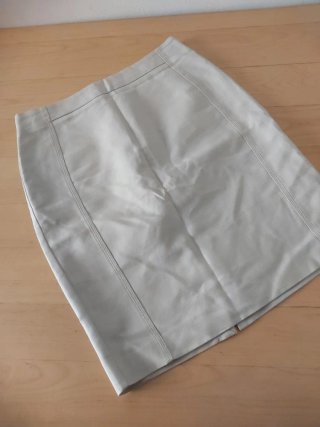 Falda beige de vestir M/L