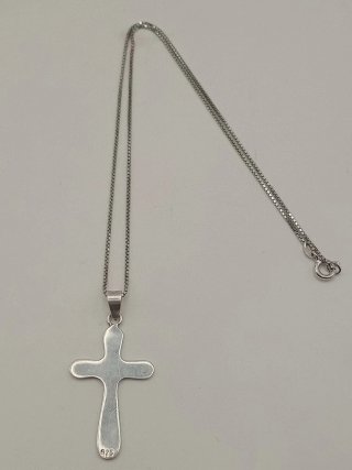 Collana uomo unisex donna argento 925 croce latina