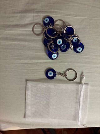 Llaveros Ojo Turco Azul (Pack 10)