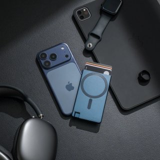 Ekster Pro Porta Carte MagSafe Navy iPhone Samsung