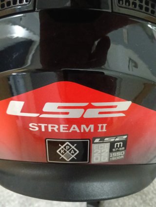 Casco LS2 STREAM II  con pinlock 70  talla M