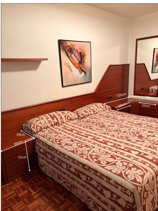 Dormitorio con 2 camas