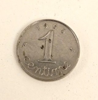 Lote 9 monedas francesas