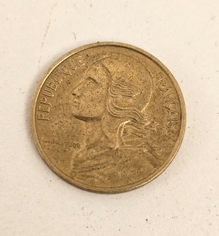 Lote 9 monedas francesas