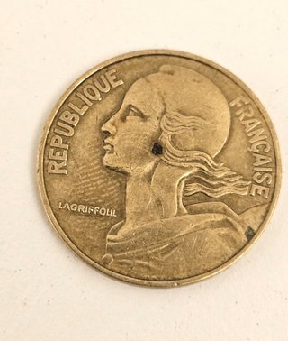 Lote 9 monedas francesas