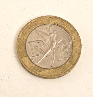 Lote 9 monedas francesas