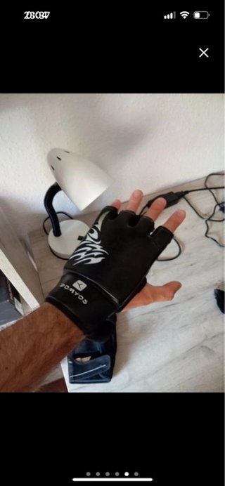 Guantes MMA Domyos Negros