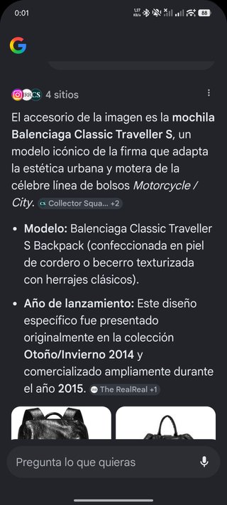 Mochila Balenciaga Classic Traveller S Negra
