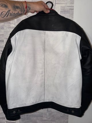 Chaqueta de moto Helstons JAY CUIR RAG