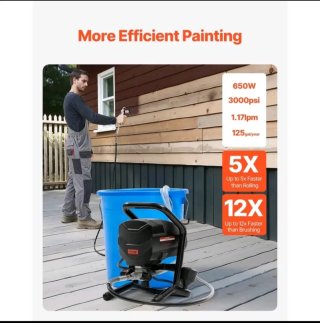 Máquina de pintar VEVOR 650w