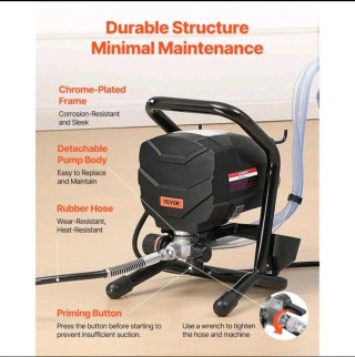 Máquina de pintar VEVOR 650w