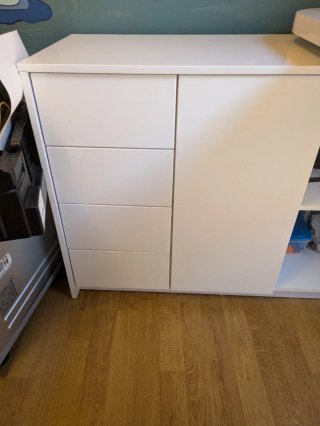Escritorio extensible Pavelo blanco