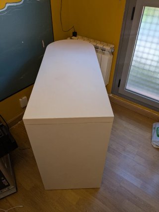 Escritorio extensible Pavelo blanco