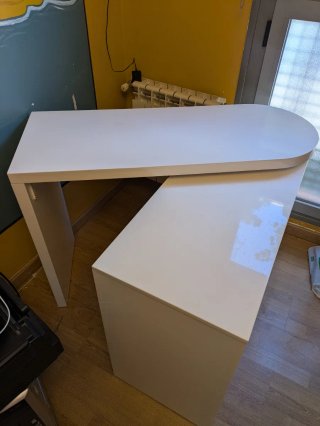 Escritorio extensible Pavelo blanco