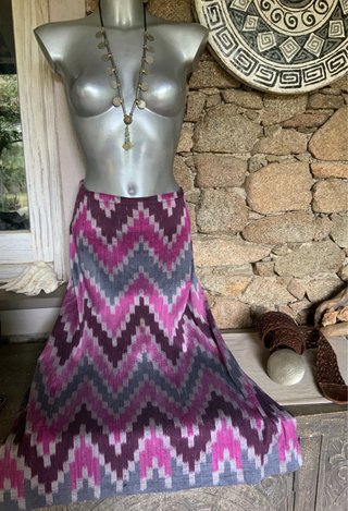 Gonna Longuette Boho Vintage