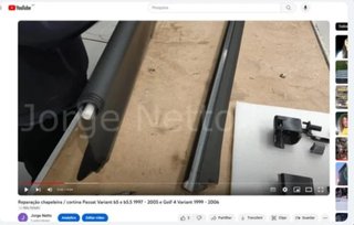 Kit Repara Cantos Chapeleira VW Passat Golf Bora
