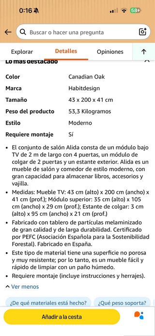 Mueble de salón