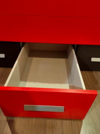 Cama 180x90 con cajones y escaleras
