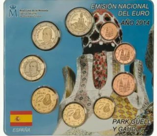 cartera euro España 2014 Park Güell