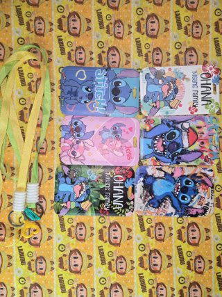Llaveros/Portatarjetas Stitch x6