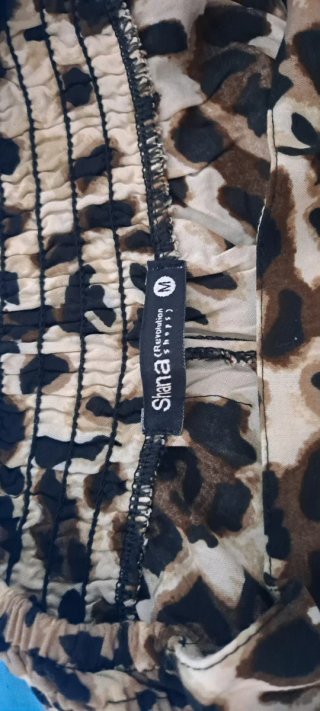 Falda pantalón estampado animal print