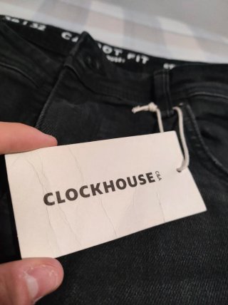 NUEVOS Pantalones negros niño (34/32) Clockhouse