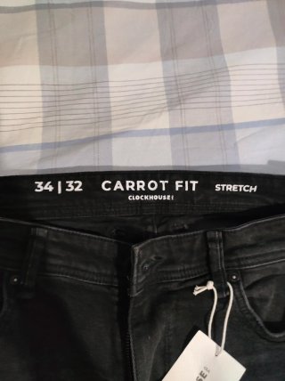 NUEVOS Pantalones negros niño (34/32) Clockhouse