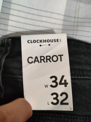 NUEVOS Pantalones negros niño (34/32) Clockhouse