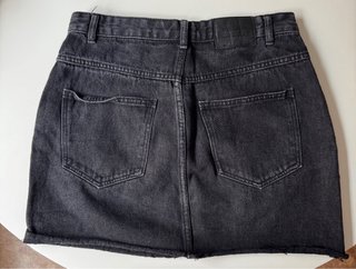 Falda vaquera Pull&Bear negra Talla S