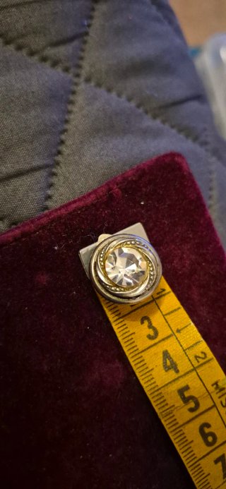 Orecchini vintage con strass