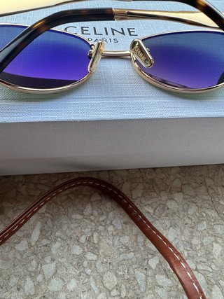 Gafas de sol Celine Triomphe Doradas Mujer