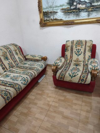 Conjunto Sofá y 2 Sillones