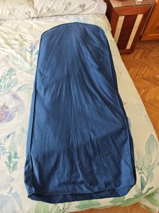 Abrigo largo imitación piel mujer