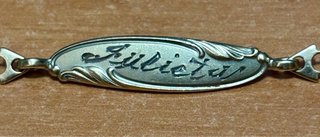 Pulsera Vintage - Plata Ley Laminada Oro - Julieta