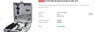 Avvitatore ad aria compressa Uniko