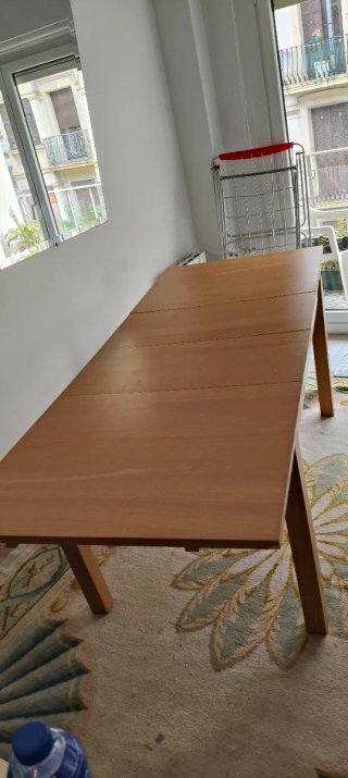 4 Sillas Comedor Madera Tapizadas Beige