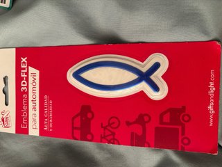 Emblema 3D-Flex para Automóvil Rojo