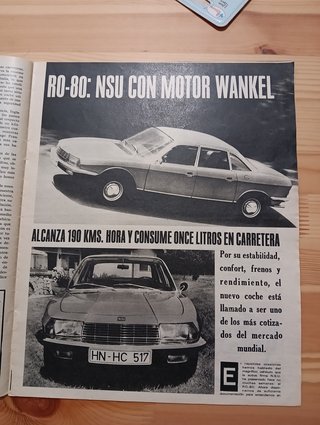 REVISTA VELOCIDAD - NUEVO SEAT 1500 (1967)