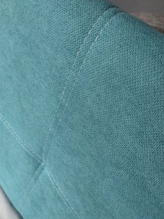 Cabecero de cama azul