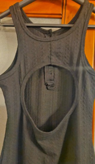 Vestido negro largo